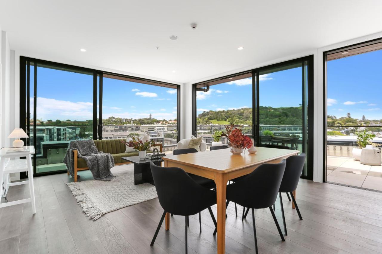 Ferienwohnung Enfield Sky - Brand New Luxury Penthouse Auckland Exterior foto