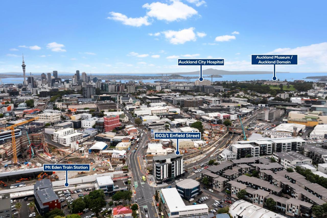 Ferienwohnung Enfield Sky - Brand New Luxury Penthouse Auckland Exterior foto